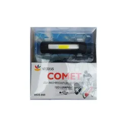 كشاف أمامي للدراجة الهوائية ويداس كوميت 120 لومن قابل للشحن - Weidas Comet 120 Lumens USB Rechargeable Head Light WDS-068