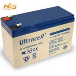 بطارية الترا سيل 12 فولت 7 أمبير قابلة لإعادة الشحن (Ultracell UL7-12)