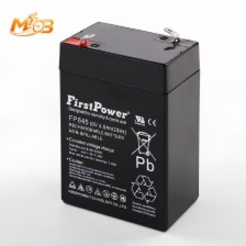بطارية فيرست باور 6 فولت 4.5 أمبير قابلة لإعادة الشحن (FirstPower FP645)