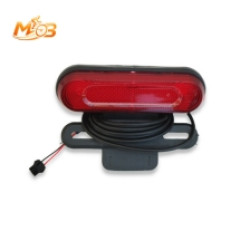 مصباح خلفي ليد للدراجات الكهربائية والسكوتر مع سلك وقاعدة - E-Bike LED Tail Light