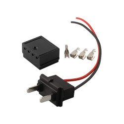 قاعدة وفيش توصيل بطارية الدراجة الكهربائية MOB مع الأسلاك والملامسات - MOB E-Bike Battery Connector Base and Plug Kit